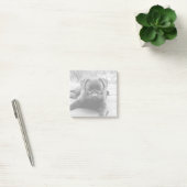 Schattigee Pug Puppy Hondenliefhebber Zwart-wit Fo Post-it® Notes (Kantoor)
