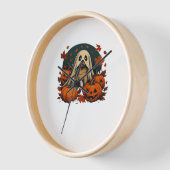 Schattigee Pugdog met pompoenen Herfst Halloween C (Hoek)