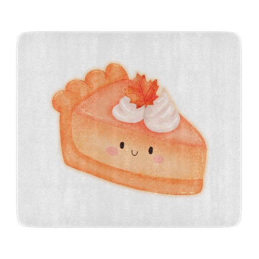 Schattigee Pumpkin Pie Slice Snijplank (Voorkant)