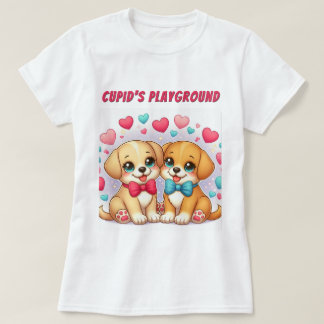 Schattigee Puppies: Cupido's Speeltuin: Valentijn T-shirt