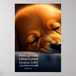 Schattigee Puppy Bijbel Poster