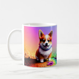 Schattigee Puppy Corgi Dog-36475 Koffiemok