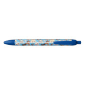 Schattigee Puppy Dog Blue Pattern Pen (Achterkant)
