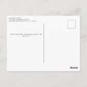 Schattigee Puppy Dog Modern Sage Dank u Baby showe Briefkaart (Achterkant)