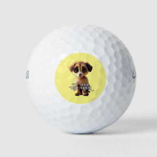 Schattigee puppy Golf Bols Golfballen