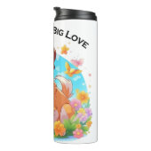 Schattigee puppy kleine poten grote liefde thermosbeker (Geroteerd rechts)