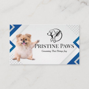 Schattigee puppy Pet Groomers Logo Visitekaartje