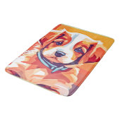 Schattigee Puppy Pop Art Badmat (Gekanteld)
