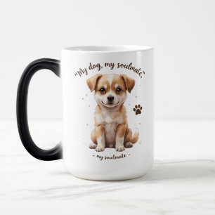 Schattigee Puppy Quote Morphing Mok (15 oz)