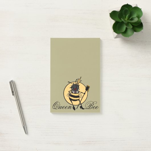 SCHATTIGEE QUEEN BEE GRAFISCH VERTICAAL NOTITIEBLO POST-IT® NOTES (Kantoor)