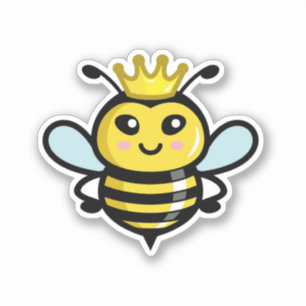 Schattigee Queen Bee Sticker