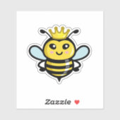 Schattigee Queen Bee Sticker (Vel)