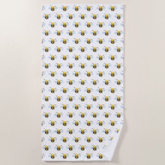 Schattigee Queen Bee Strandlaken (Voorkant)