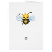 Schattigee Queen Bee Verjaardag Kaart -  (Achterkant)