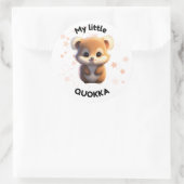 Schattigee Quokka-sticker Ronde Sticker (Tas)