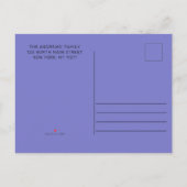 Schattigee Quote Kerstverlichting Cactus Tree Bewe Aankondigingskaart (Achterkant)