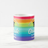 Schattigee Rainbow Afstuderen aangepaste LGBTQ-Afs Koffiemok (Center)
