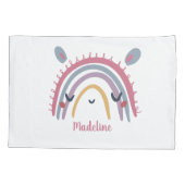 Schattigee Rainbow Animal Name Kussensloop (Achterkant)