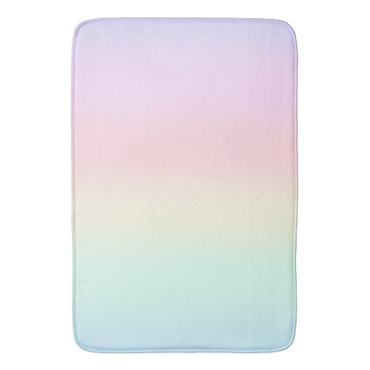 Schattigee Rainbow kleurrijke gradiënt Waterverf p Badmat (Voorkant Verticaal)