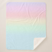 Schattigee Rainbow kleurrijke gradiënt Waterverf p Sherpa Deken (Voorkant)
