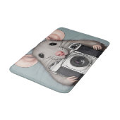 Schattigee rattenfotograaf badmat (Gekanteld)