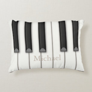 Schattigee Realistic Piano Keys Muziek Accent Kussen