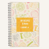 Schattigee Recepten met Naam Notitieboek (Voorkant)