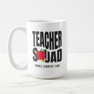 Schattigee Red Apple Teacher Squad Koffiemok
