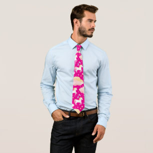 Schattigee regenboog eenhoorn magische girly verja stropdas
