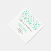 Schattigee regendruppels koppels Baby shower / spr Servet (Hoek)