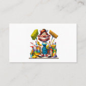 Schattigee reinigingsservice visitekaartje (Achterkant)