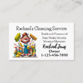 Schattigee reinigingsservice visitekaartje (Voorkant)