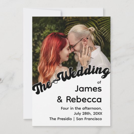 Schattigee retro boho minimalistische eigenzinnige kaart (Voorkant)