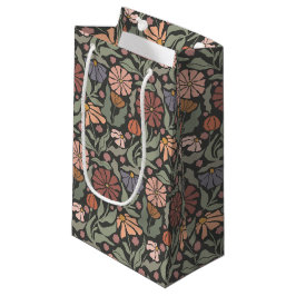Schattigee  Retro Flowers Kleine Gift Bag Klein Cadeauzakje