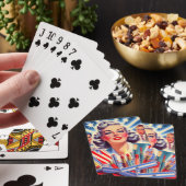 Schattigee Retro Make Up Pin Up Pokerkaarten (Insitu)