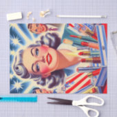 Schattigee Retro Make Up Pin Up Tissuepapier (Craft)