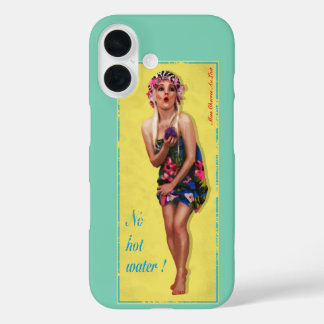 Schattigee Retro Pinup Meisje Telefoonhoesje iPhone 16 Hoesje