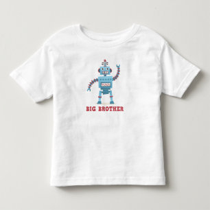 Schattigee retro robot cartoon Android Big Brother Kinder Shirts