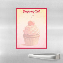 Schattigee retro stijl cupcake