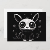 Schattigee Retro Style Cartoon Dier Briefkaart (Voorkant / Achterkant)