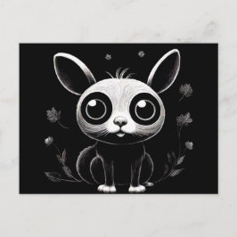 Schattigee Retro Style Cartoon Dier Briefkaart