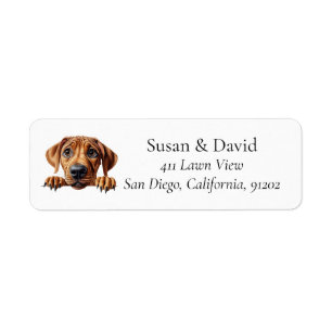 Schattigee Rhodesian Ridgeback Hondenras Pet Lover Etiket