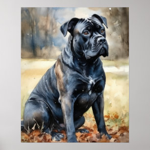 Schattigee rietsuikerhoorn Dog Art Print Poster