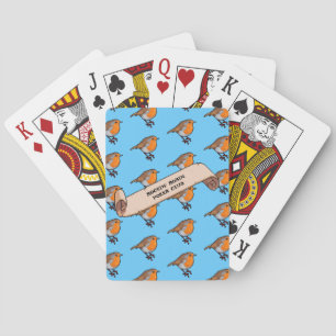 Schattigee Robin Rockin' Robin Poker Club Retro Pa Pokerkaarten