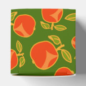 Schattigee rode appels inpakpapier bedankdoosjes (Bovenkant)