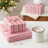 Schattigee rode en witte snoepriet gestreept inpakpapier vel