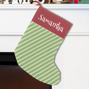 Schattigee rode grillige eenvoudige minimale vakan kleine kerstsok