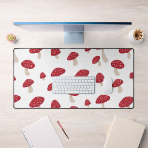 Schattigee rode paddestoel Desk Mat