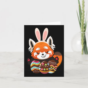 Schattigee rode panda paashaas oren kaart