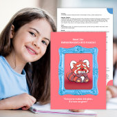 Schattigee rode panda | SEL Tool voor kinderen | E